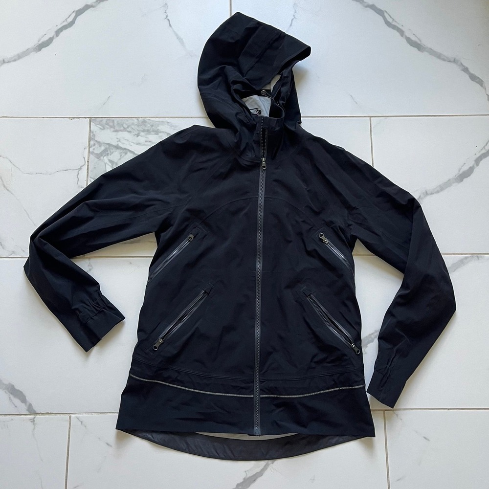 Lululemon Aint No Rain Jacket Black Sz 4